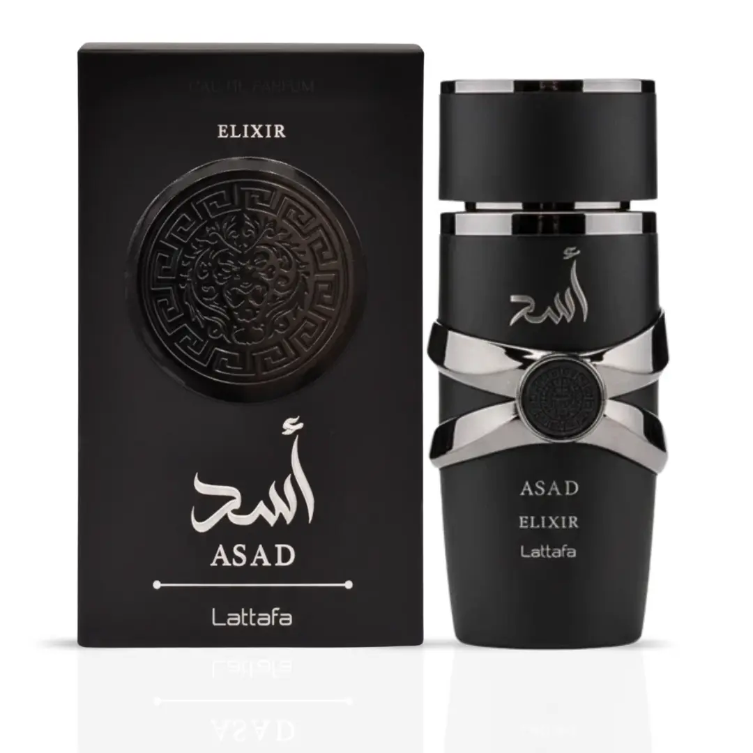 Asad ElixirSpr -Black-Gold Box 100ml Asad Elixir EDP Spr -Black-Gold Box (Decants) - Imagen 1