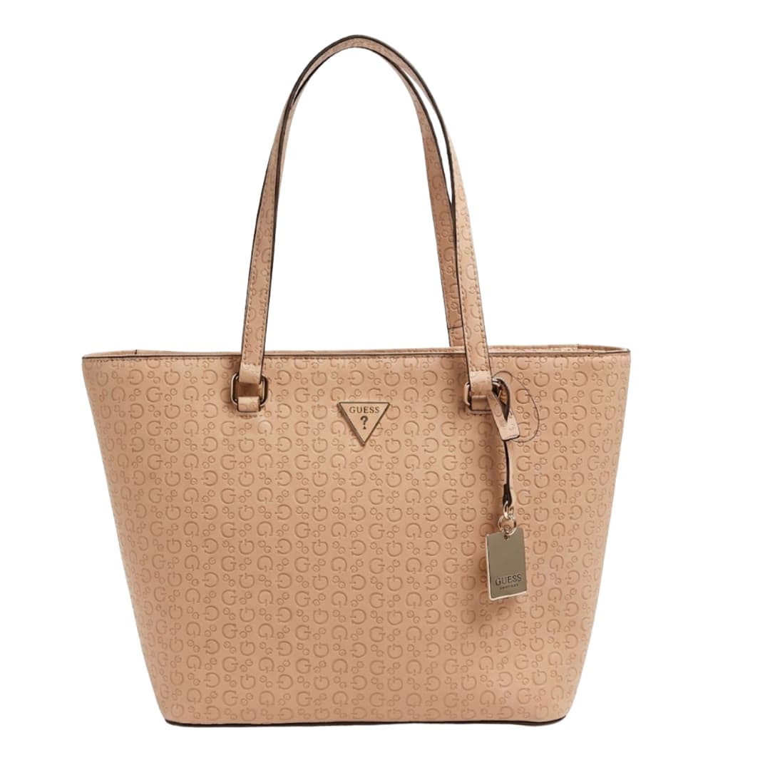 GUESS ROSADO TOTTE Cartera Tote Guess Monogramada – Palo Rosa - Imagen 1