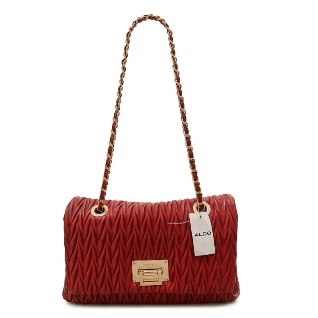 Luce un estilo moderno y sofisticado con esta cartera baguette de Tommy Hilfiger. Su elegante diseño en color negro con acabado monogramado la convierte en el complemento ideal para cualquier ocas (2) Clutch Bolso de Hombro Aldo color rojo - Imagen 1